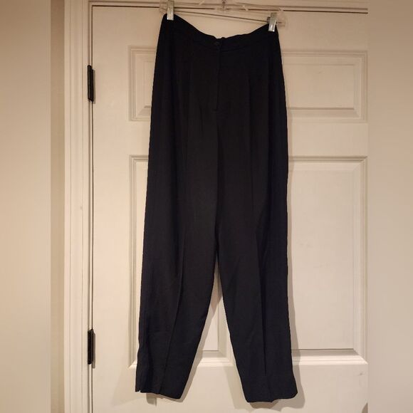 Joseph Ribkoff Creations black straight leg dress pants 10 - Picture 5 of 5